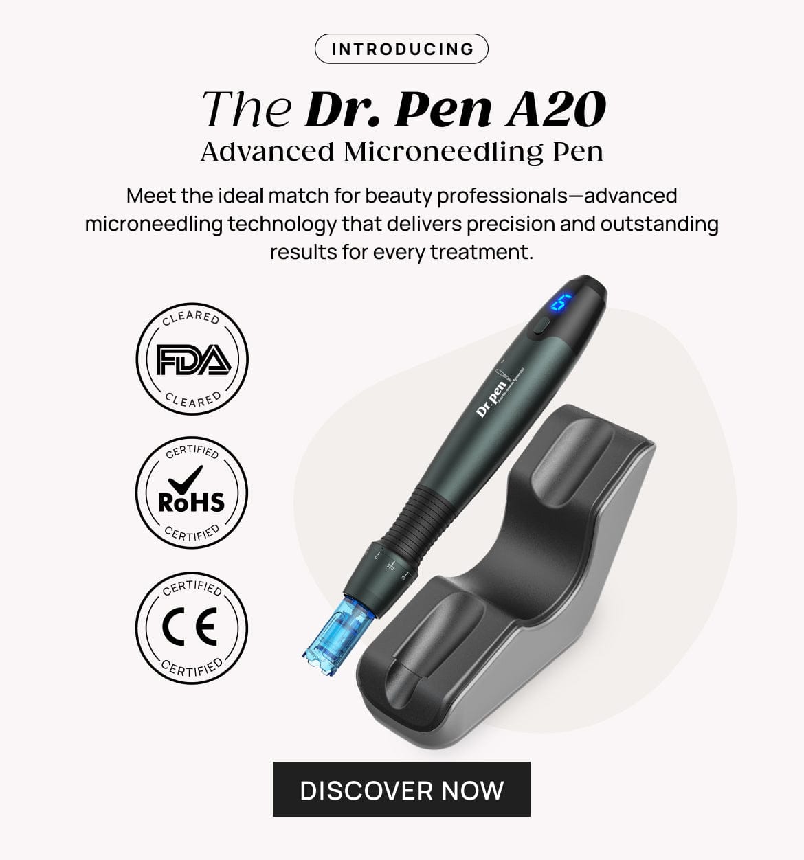 Dr. Pen A20 Advanced Miconeedling Pen for Professionals FDA-Cleared FDA-Approved