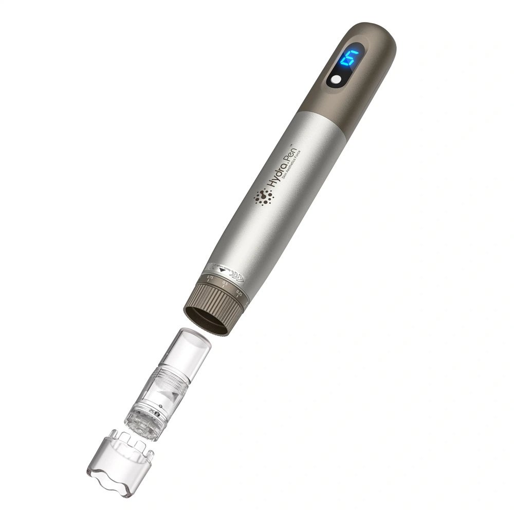 Hydra Pen H3 reservoir cartridge separated from the handpiece